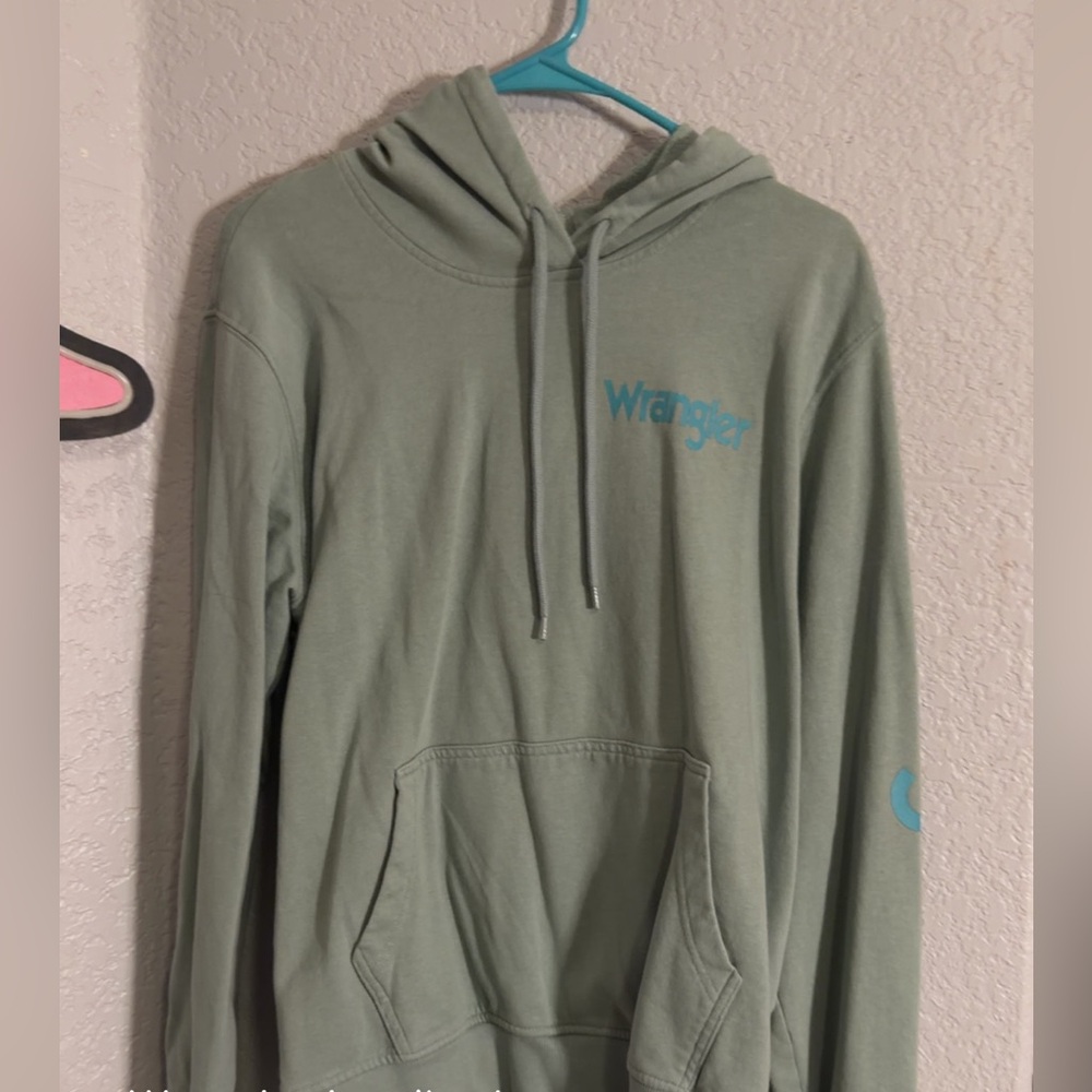 Wrangler Sage Green Pullover Hoodie